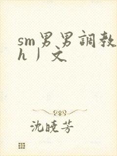 sm男男调教〈h丿文封面