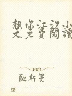 想你江汐小说全文免费阅读