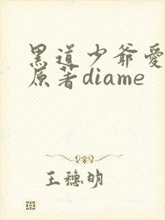 黑道少爷爱上我原著diame封面
