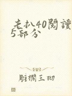 老扒40阅读25部分