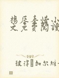 杨辰秦惜小说全文免费阅读最新章节