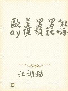 欧美男男做爰gay视频玩嗨