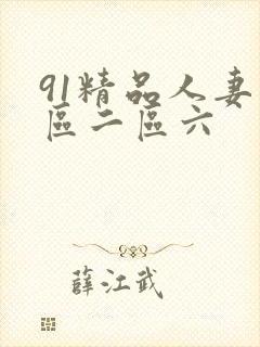 91精品人妻一区二区六封面