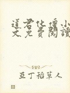 道君化僵小说全文免费阅读封面