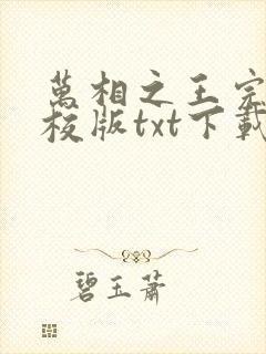 万相之王完本精校版txt下载