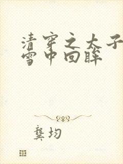 清穿之太子娇妃雪中回眸