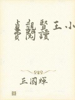 贞观贤王小说免费阅读