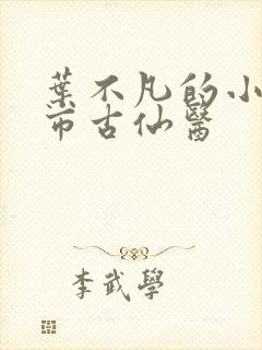 叶不凡的小说都市古仙医