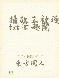 摄政王被迫承欢txt笔趣阁封面