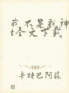 我不是戏神txt全文下载封面