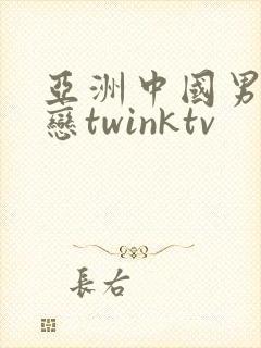 亚洲中国男同性恋twinktv