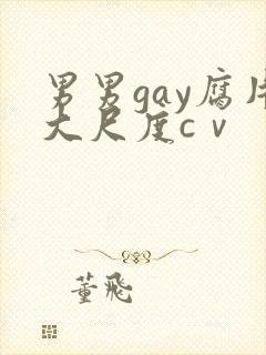 男男gay腐片大尺度cⅴ