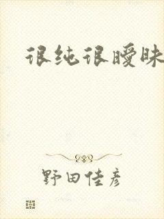 很纯很暧昧小说
