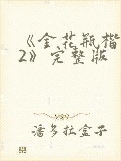 《金花瓶楷梅花2》完整版
