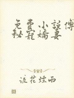 免费小说傅少的秘宠娇妻