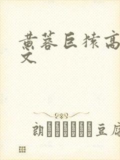 黄蓉巨猿高辣h文