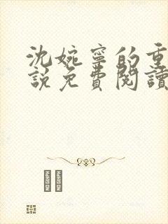 沈婉宁的重生小说免费阅读