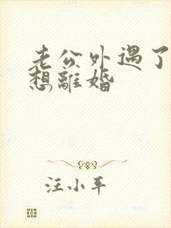 老公外遇了我不想离婚
