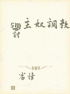 sm主奴调教惩罚