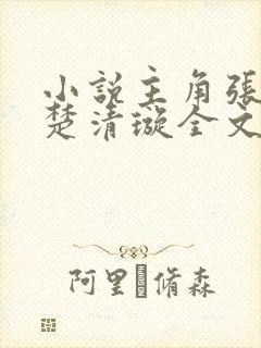 小说主角张小凡楚清璇全文阅读