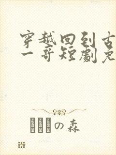 穿越回到古代当一哥短剧免费观看