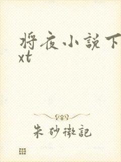 将夜小说下载txt封面