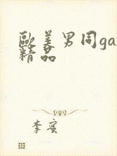 欧美男同gay精品封面