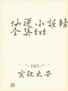 仙逆小说精校版全集txt封面