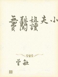 无耻姐夫小说免费阅读