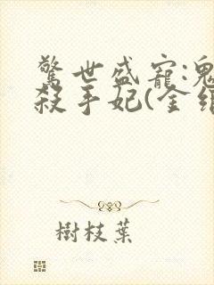 惊世盛宠:鬼医杀手妃(金绾绾)