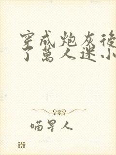 穿成炮灰后我成了万人迷小说封面