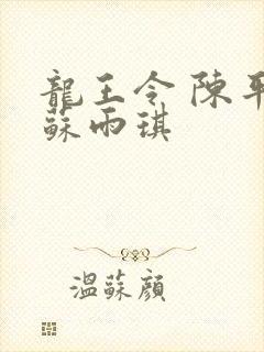 龙王令 陈平 苏雨琪