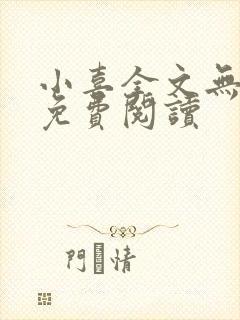 小喜全文无删改免费阅读