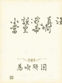 小说:我真没想当皇帝啊