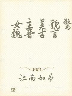 女主美貌惊人的魏晋古言封面