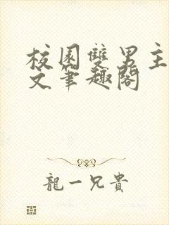 校园双男主高干文笔趣阁封面