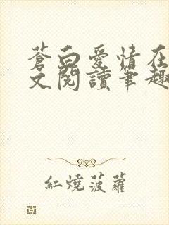 苍白爱情在线全文阅读笔趣阁无弹窗封面