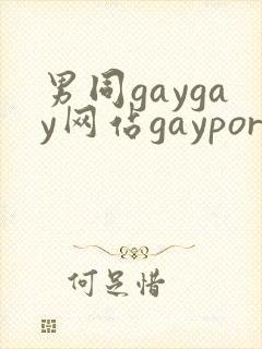 男同gaygay网站gayporn