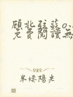 顾北弦苏o小说免费阅读无弹窗