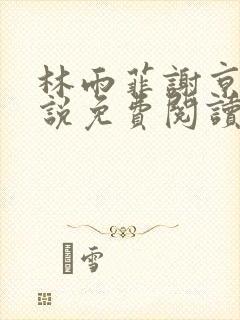 林雨菲谢京墨小说免费阅读笔趣阁