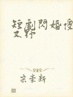 短剧闪婚傻妻甜又野