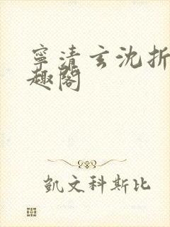 宁清玄沈折羽笔趣阁