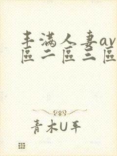 丰满人妻av一区二区三区