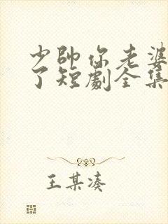 少帅你老婆又跑了短剧全集播放