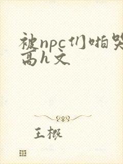 被npc们啪哭高h文