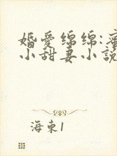 婚爱绵绵:蜜宠小甜妻小说