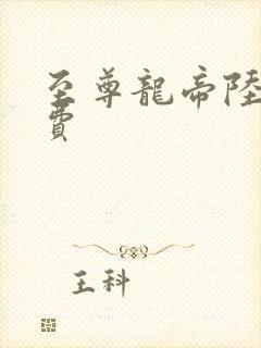 至尊龙帝陆鸣免费