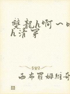 双龙h啊～嗯啊h清穿