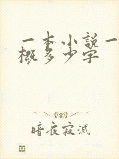 一本小说一章大概多少字