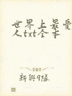 世界上最爱我的人txt全本